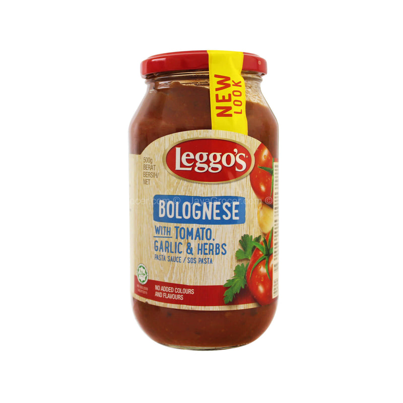 Leggoâ€™s Bolognese with Tomato, Garlic &amp; Herbs Pasta Sauce 500g