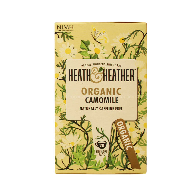 Heath & Heather Organic Camomile Tea Envelope 20pcs/pack