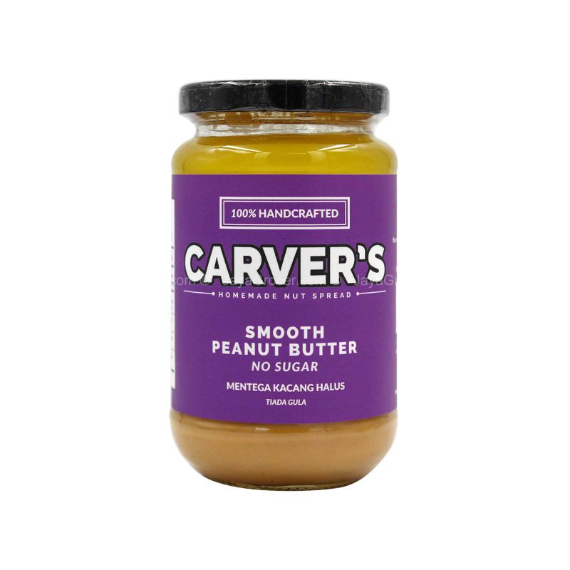 Carvers Smooth with No Sugar Peanut Butter Spread 360g