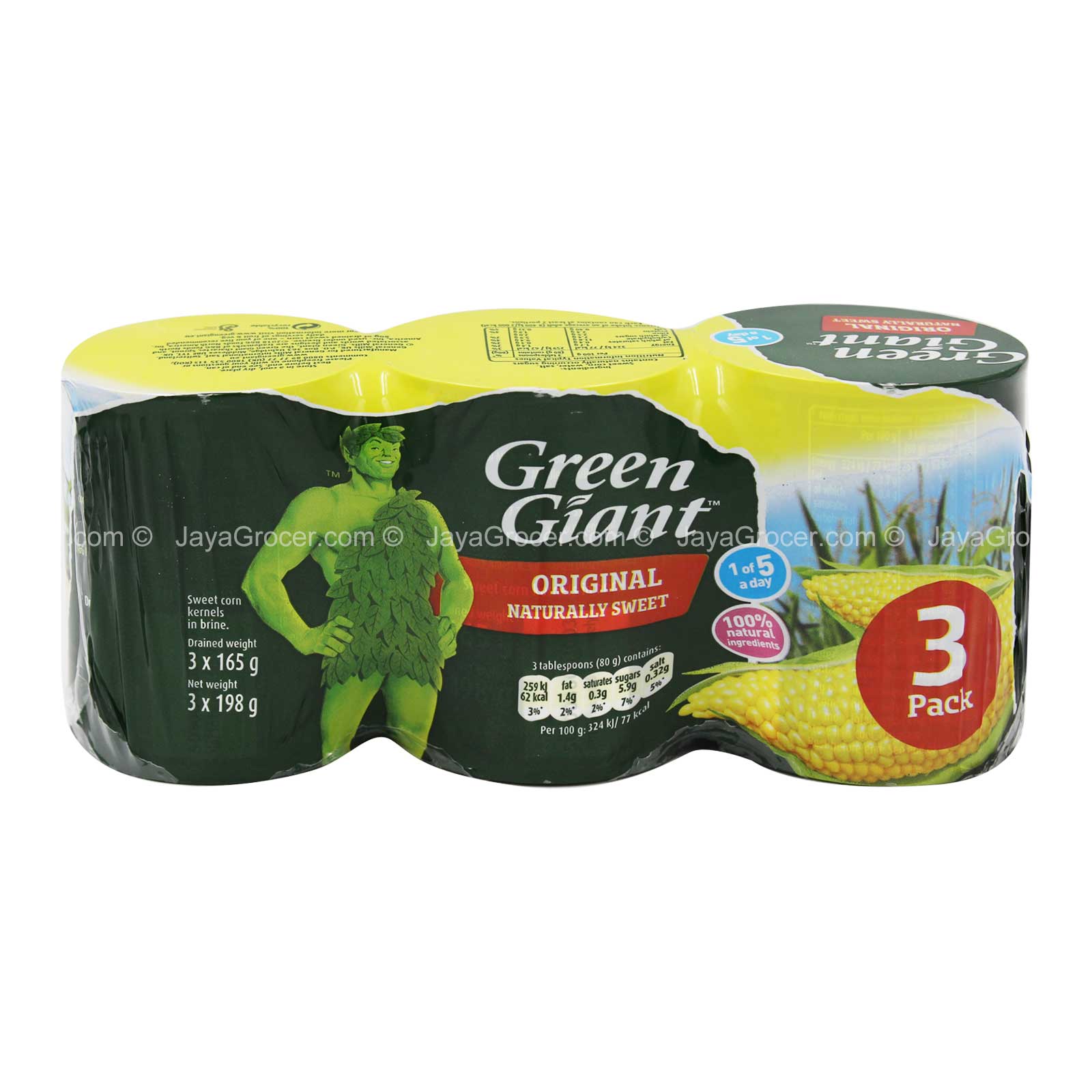 Green Giant Original Naturally Sweet Sweet Corn Niblets 198g x 3