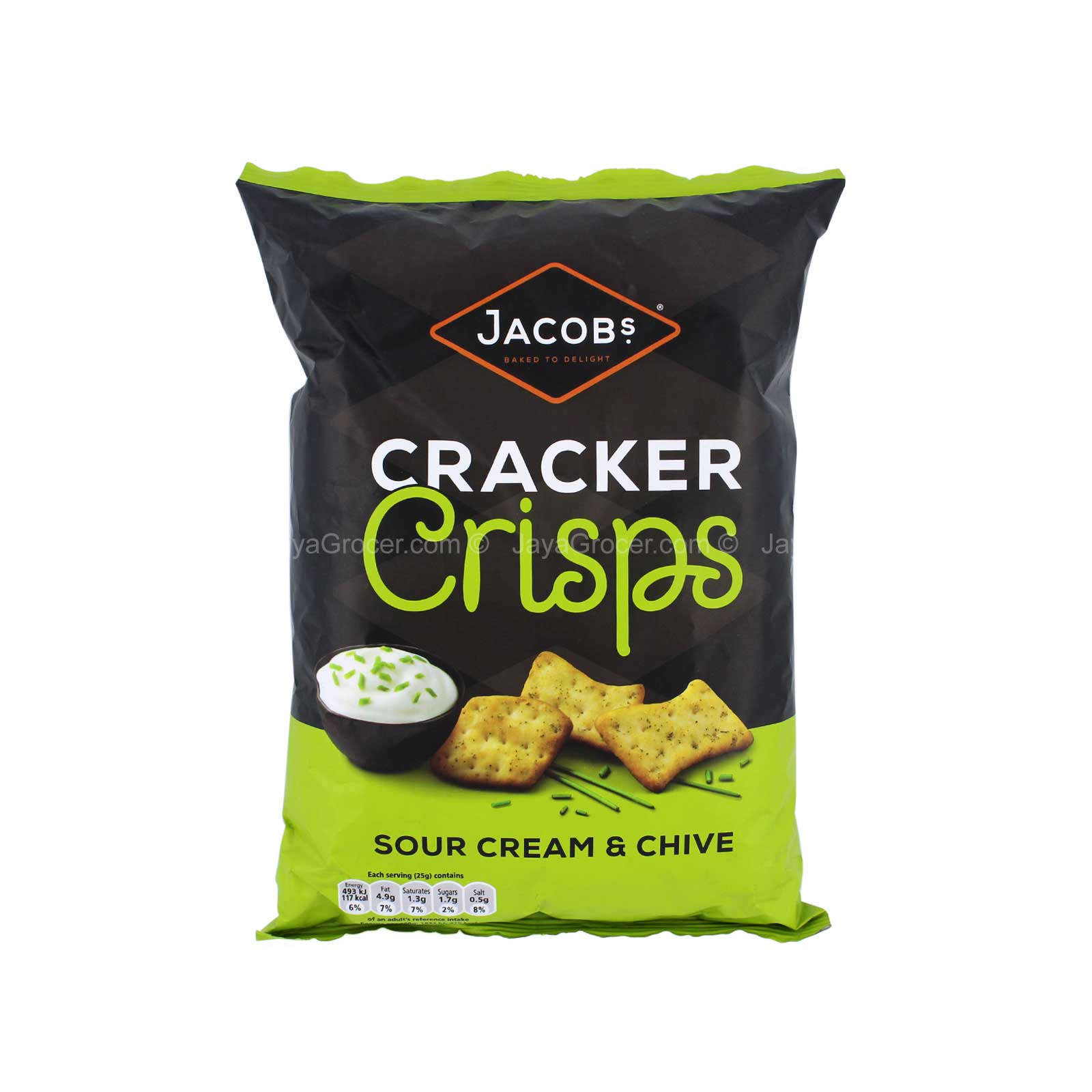 Jacobs Sour Cream & Chive Cracker Crisps 150g