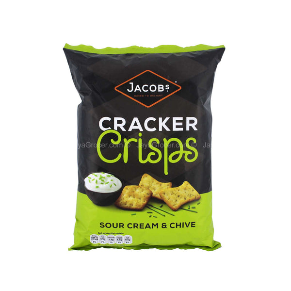 Jacobs Sour Cream & Chive Cracker Crisps 150g