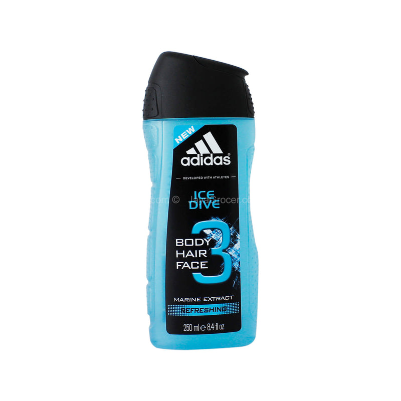 Adidas hair best sale body shower gel