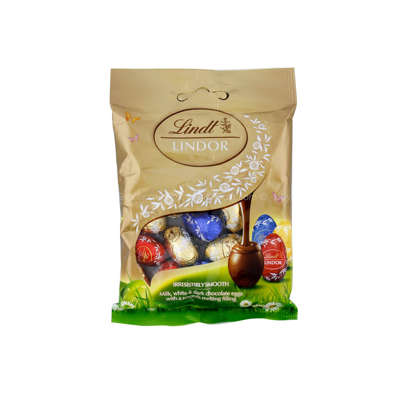 LINDT LINDOR WHITE MINI EGGS 80G