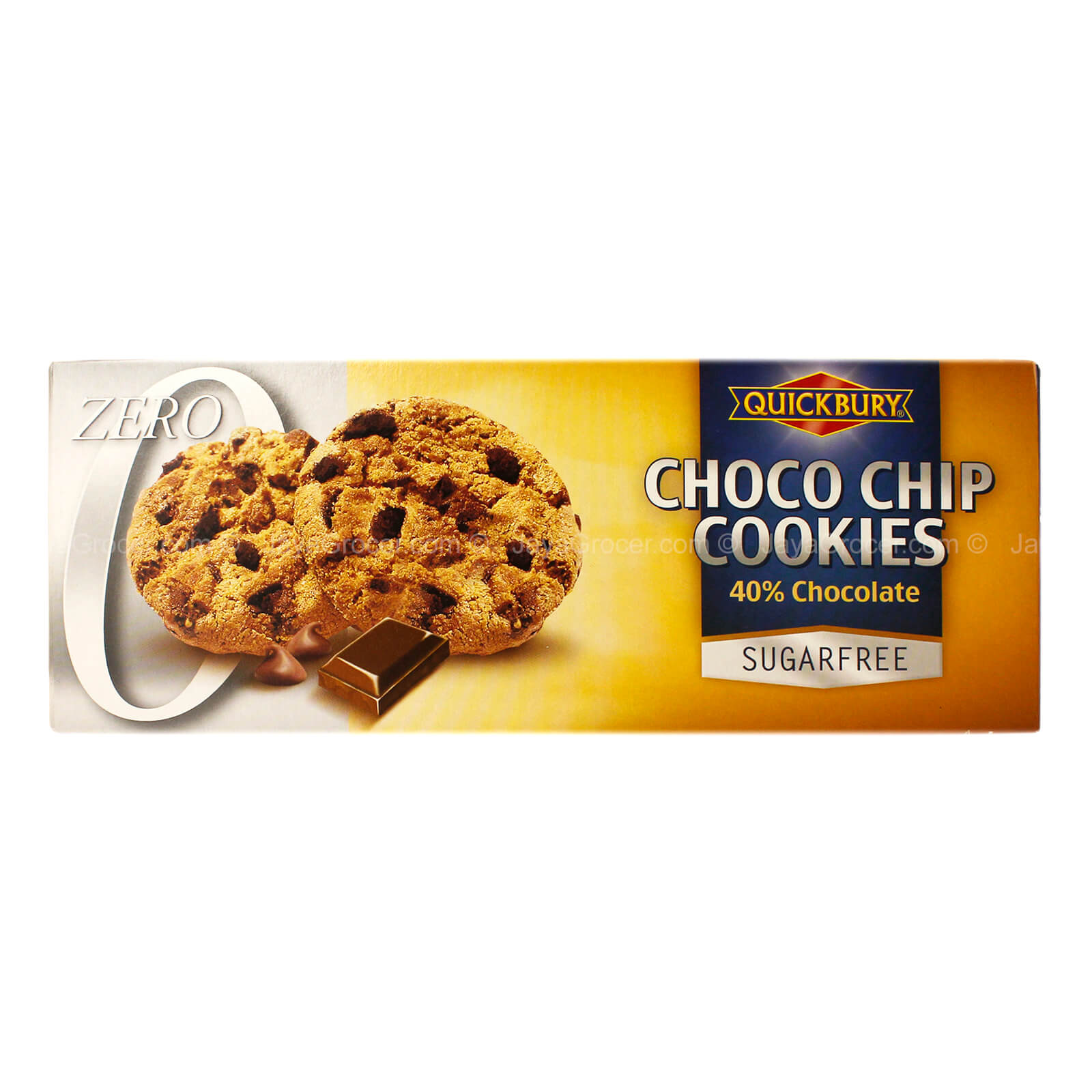 Quickbury Sugar Free Choco Chip Cookies 150g