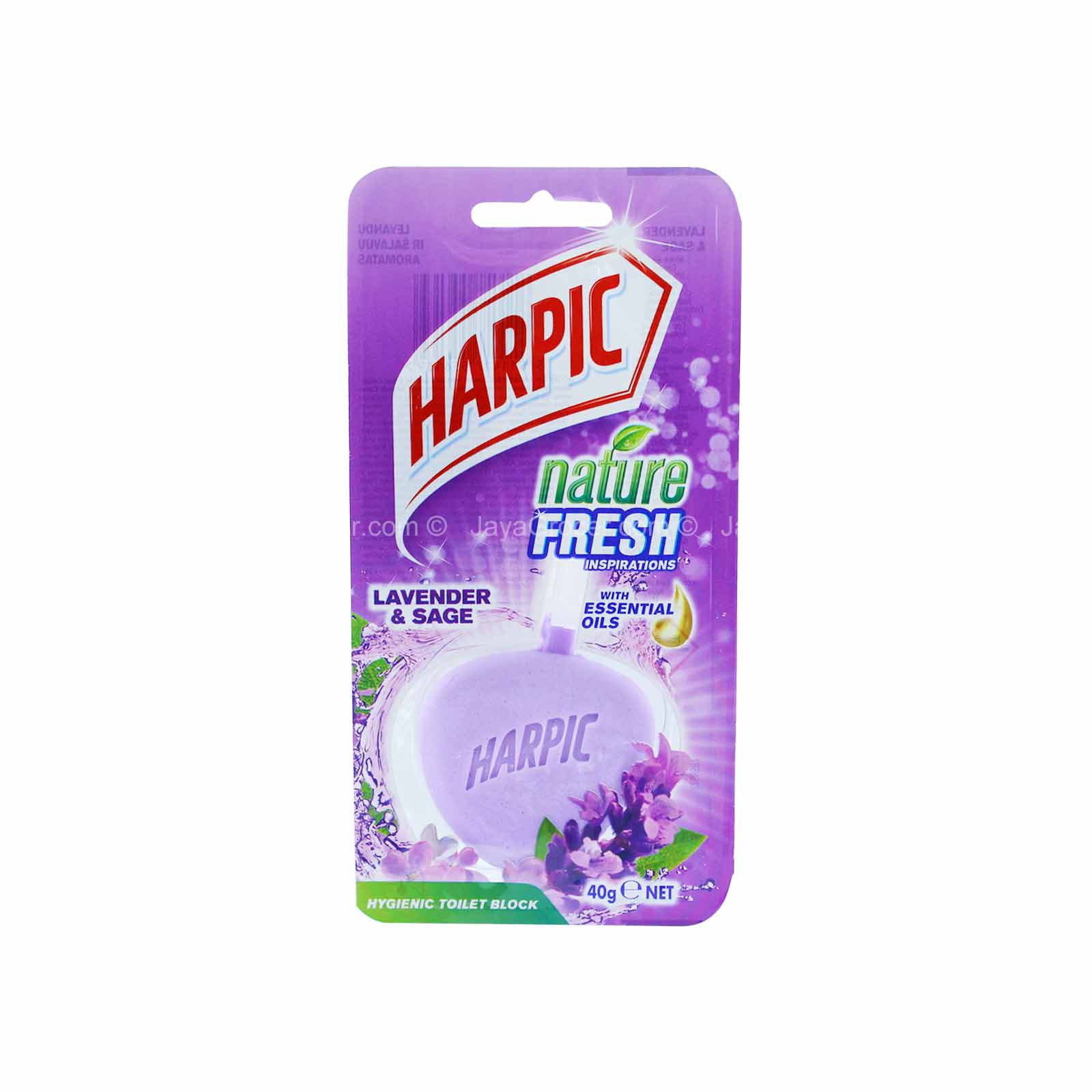 Harpic Hygienic Toilet Block Duo Lavender & Sage 40g