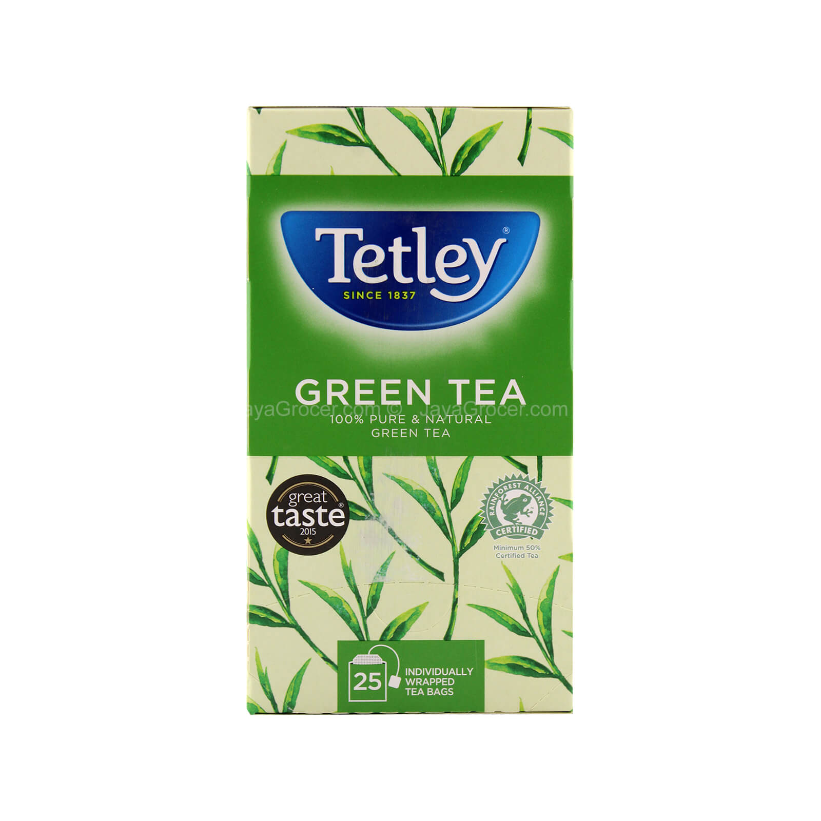 TETLEY GREEN TEA PURE S&T T/BAGS(25GX2S)