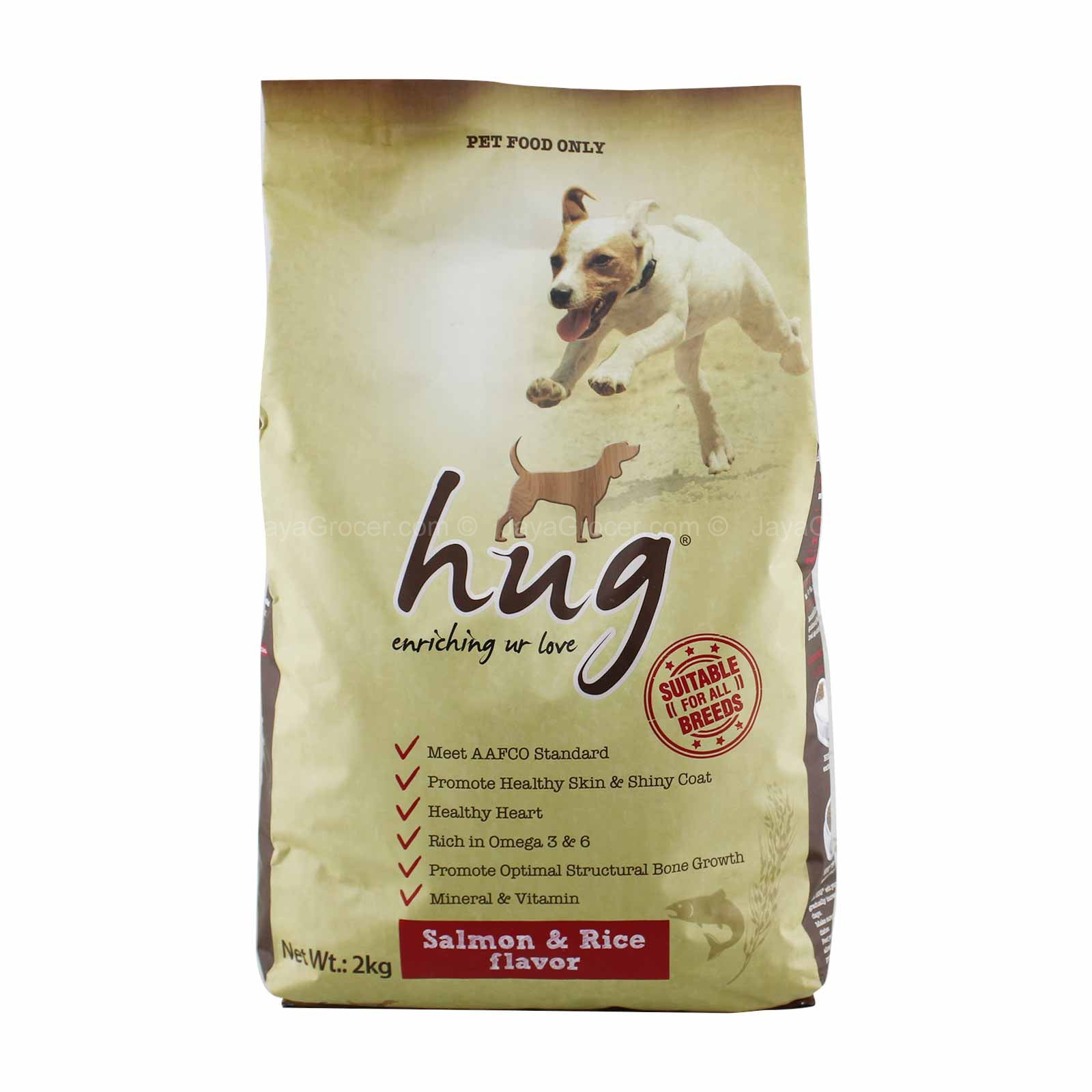 Hug Salmon And Rice Flavor Dog Food 2kg