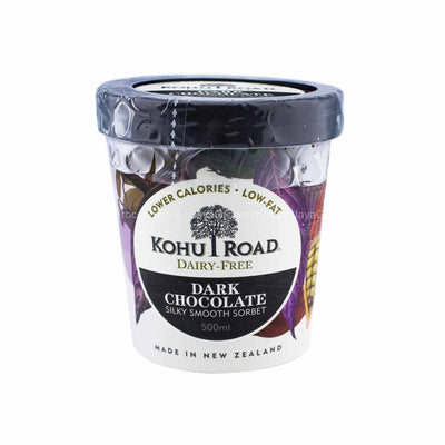 Kohu Road Dairy Free Dark Chocolate Silky Smooth Sorbet 500ml