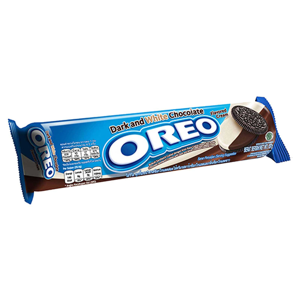 Oreo Dark and White Chocolate Flavoured Cream Sandwich Cookies 123.5g