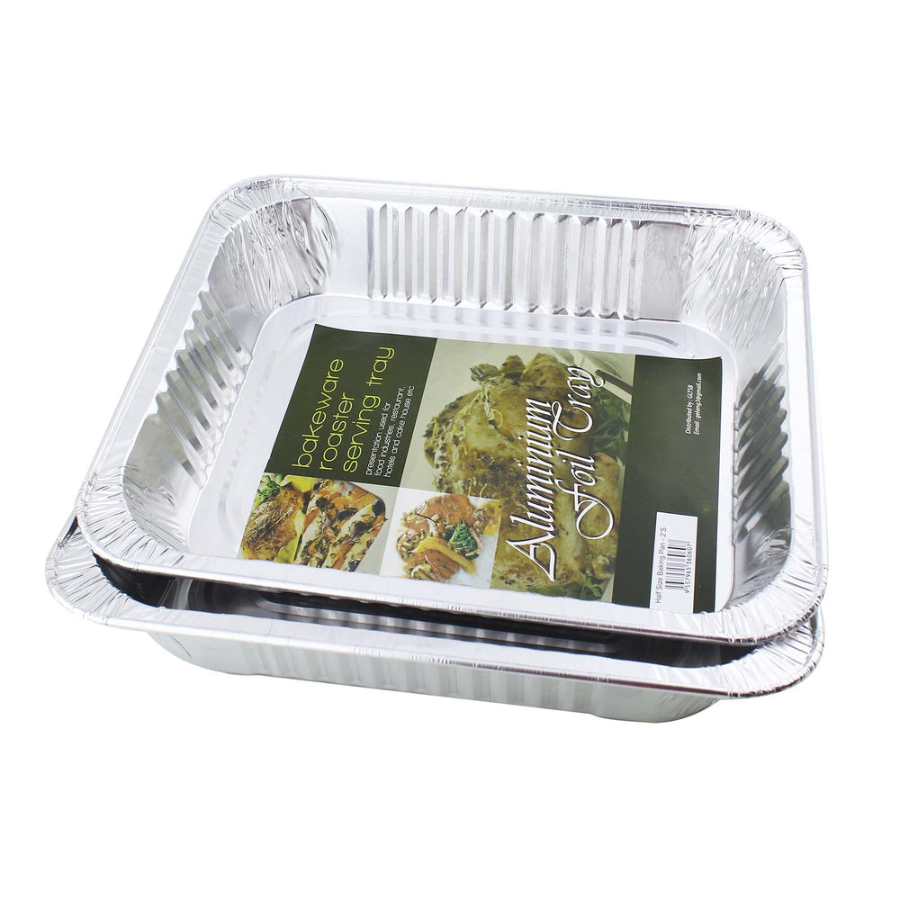 Aluminium Half Size Baking Pan 2pcs/pack