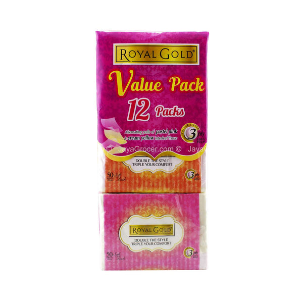 Royal Gold Twin Tone Interleaf Soft Pack 10 x 12 x 50