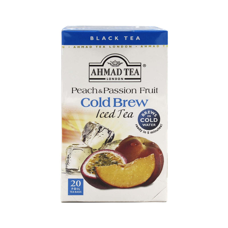 Ahmad Tea Peach & Passion Fruit Cold Brew Iced Tea 42g