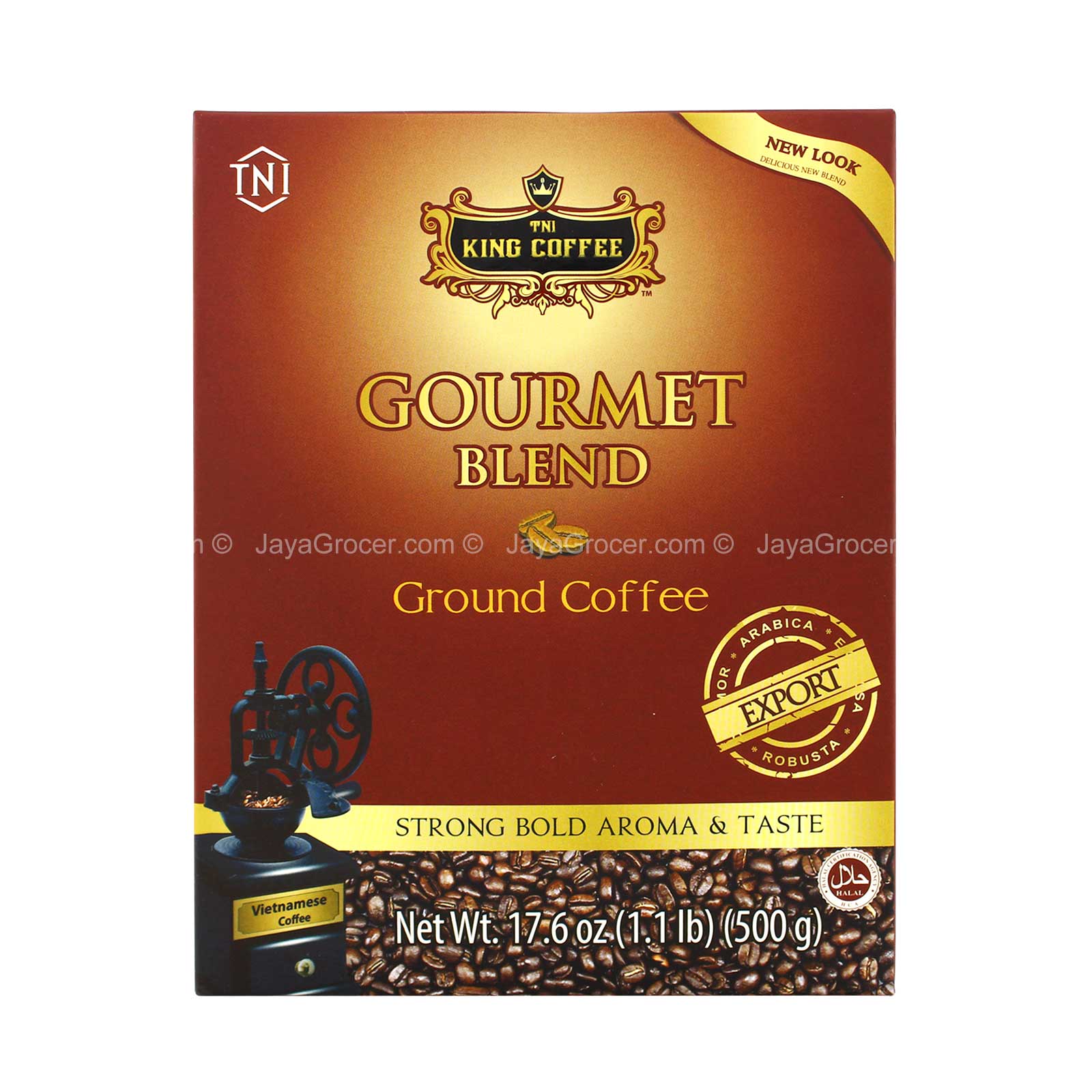 TNI King Coffee Gourmet Blend Ground Coffee 500g