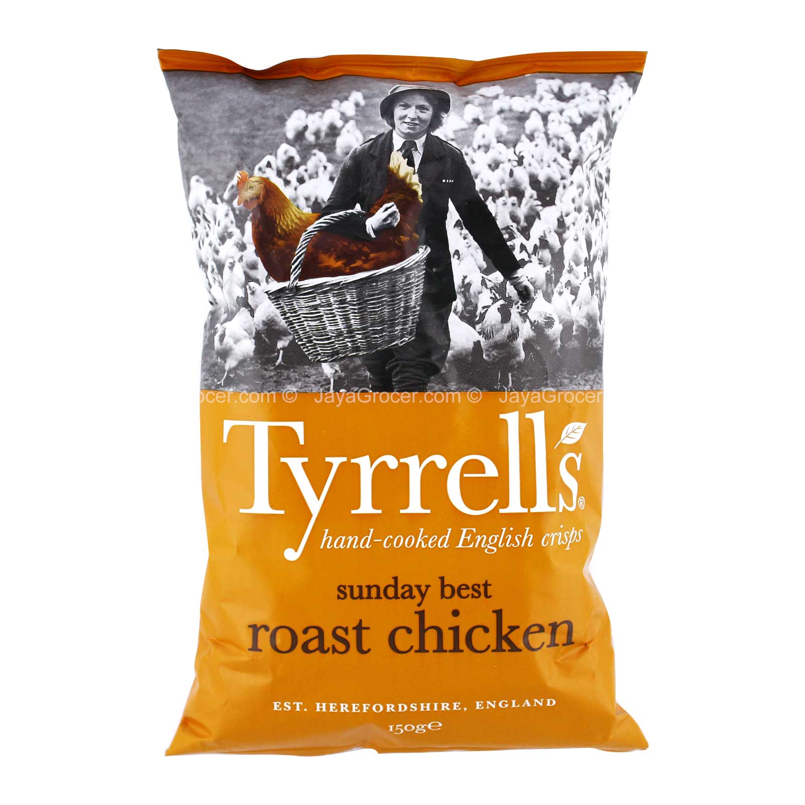 Tyrrell's Sunday Best Roast Chicken Potato Chips 150g