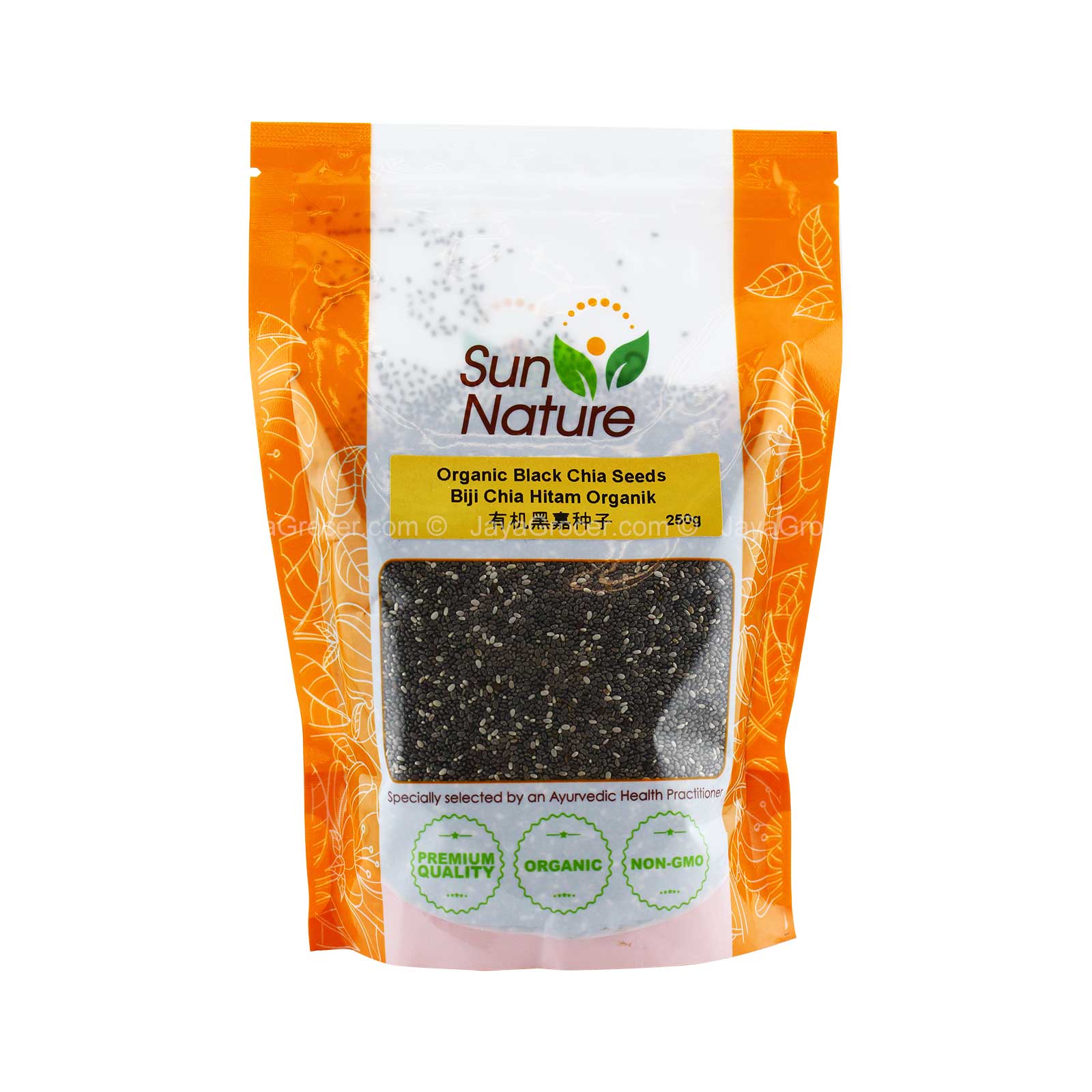 Sun Nature Orgn Black Chia Seed 250g