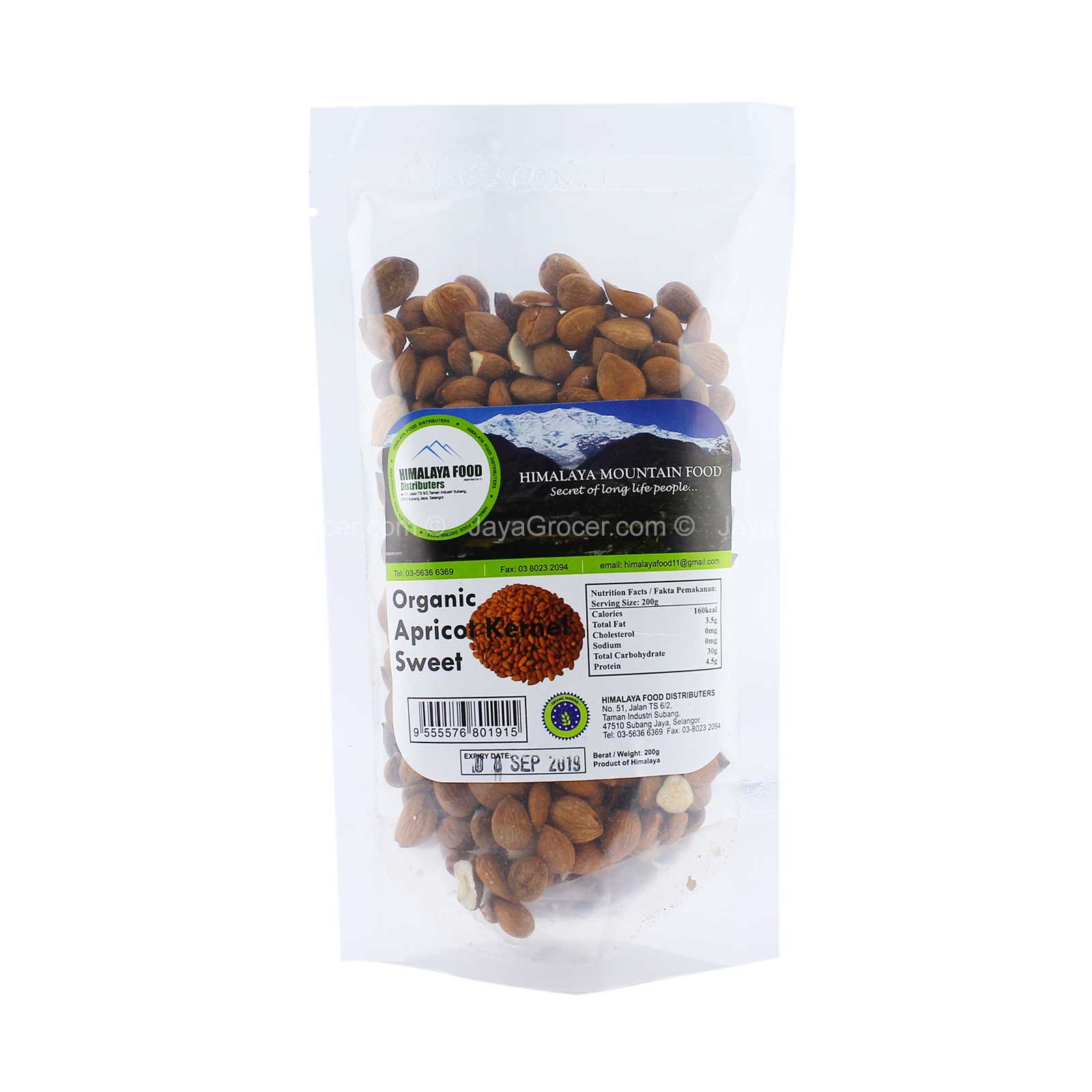 Himalaya Food Organic Apricot Kernel Sweet 200g