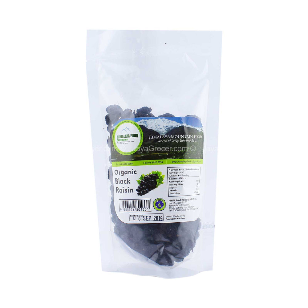 Himalaya Food Organic Black Raisin 250g