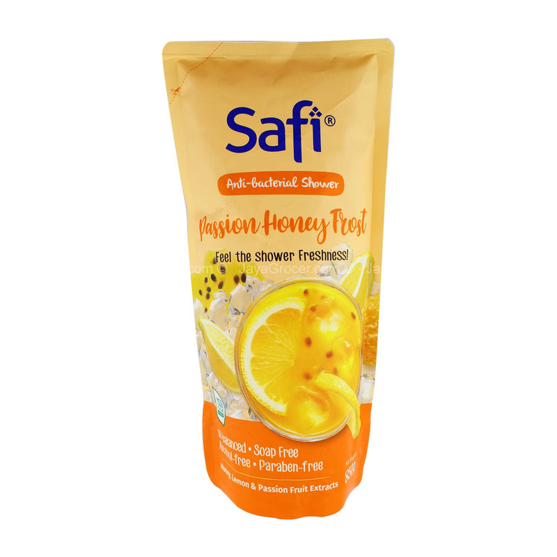 Safi Passion Honey Frost Anti-Bacterial Shower Gel Refill 850g