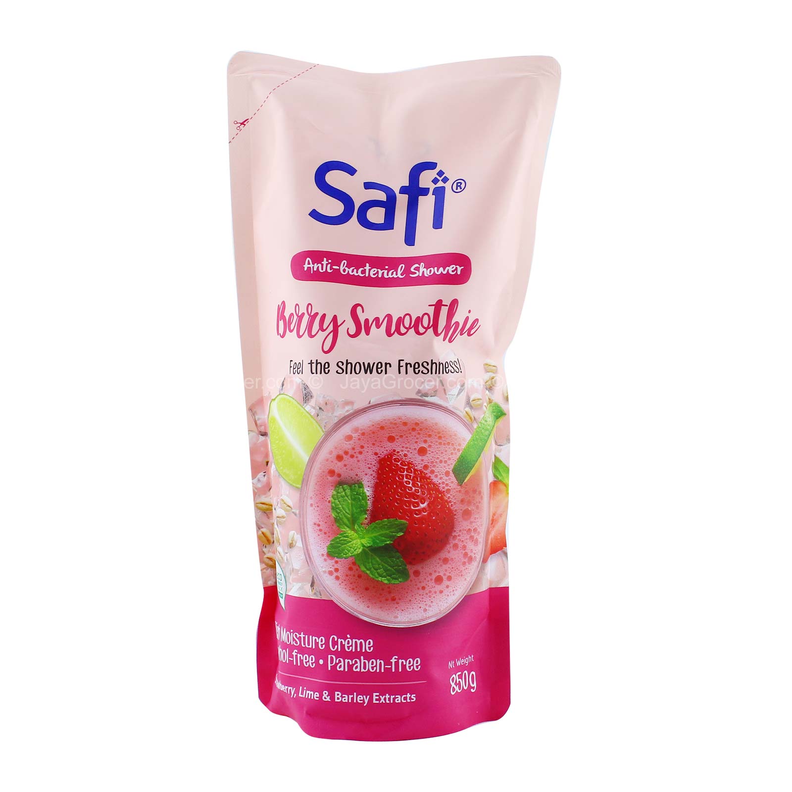 Safi Berry Smoothie Anti-Bacterial Shower Gel Refill 850g