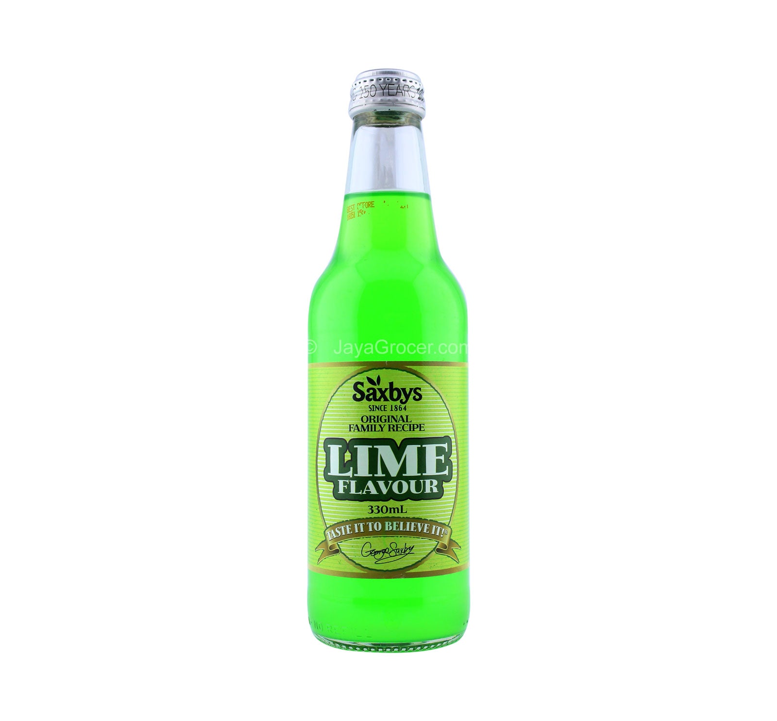 Saxbys Lime Soft Drink 330ml