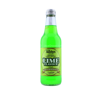 Saxbys Lime Soft Drink 330ml