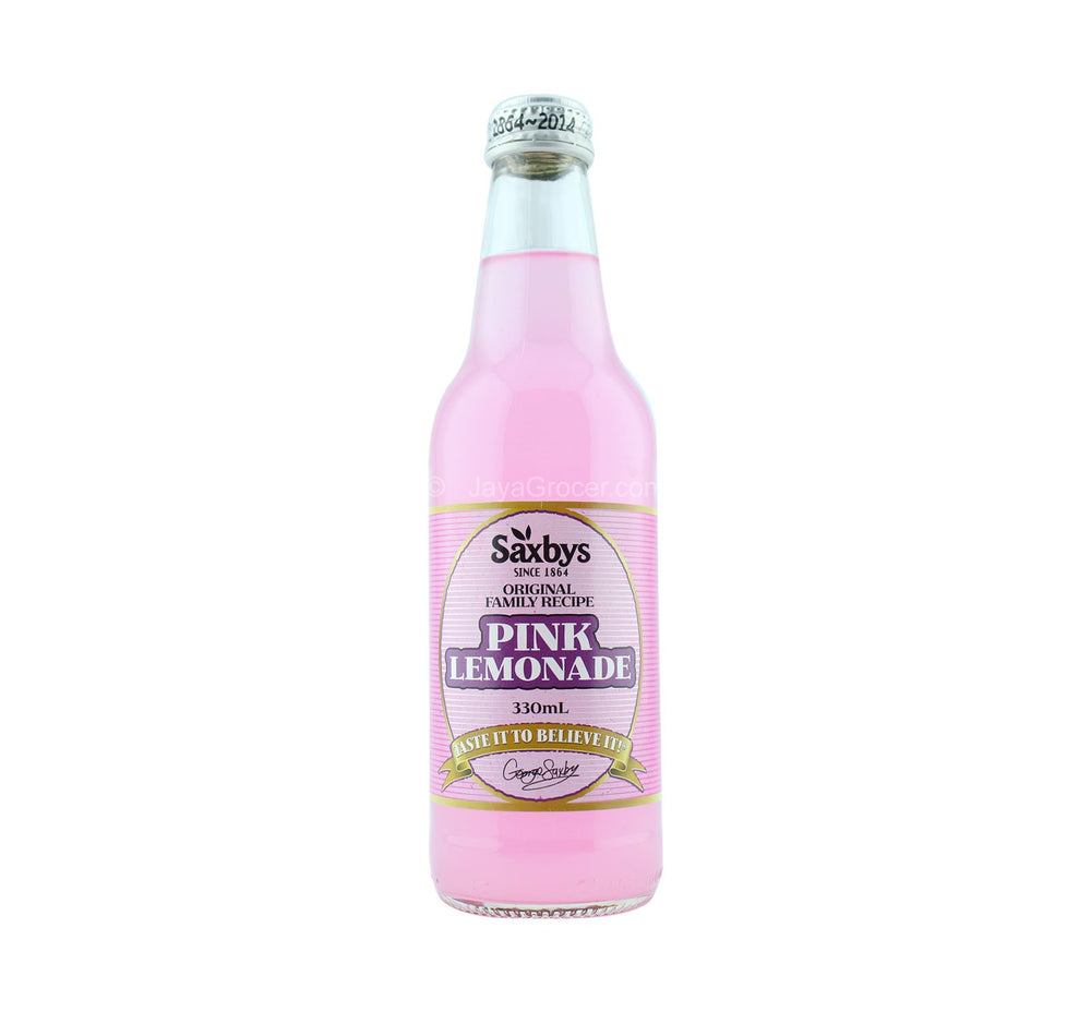 Saxbys Pink Lemonade Soft Drink 330ml