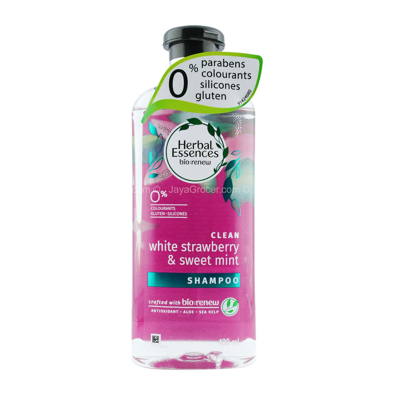 Clairol Herbal Essence Clean White Strawberry & Sweet Mint Hair Shampoo 400ml