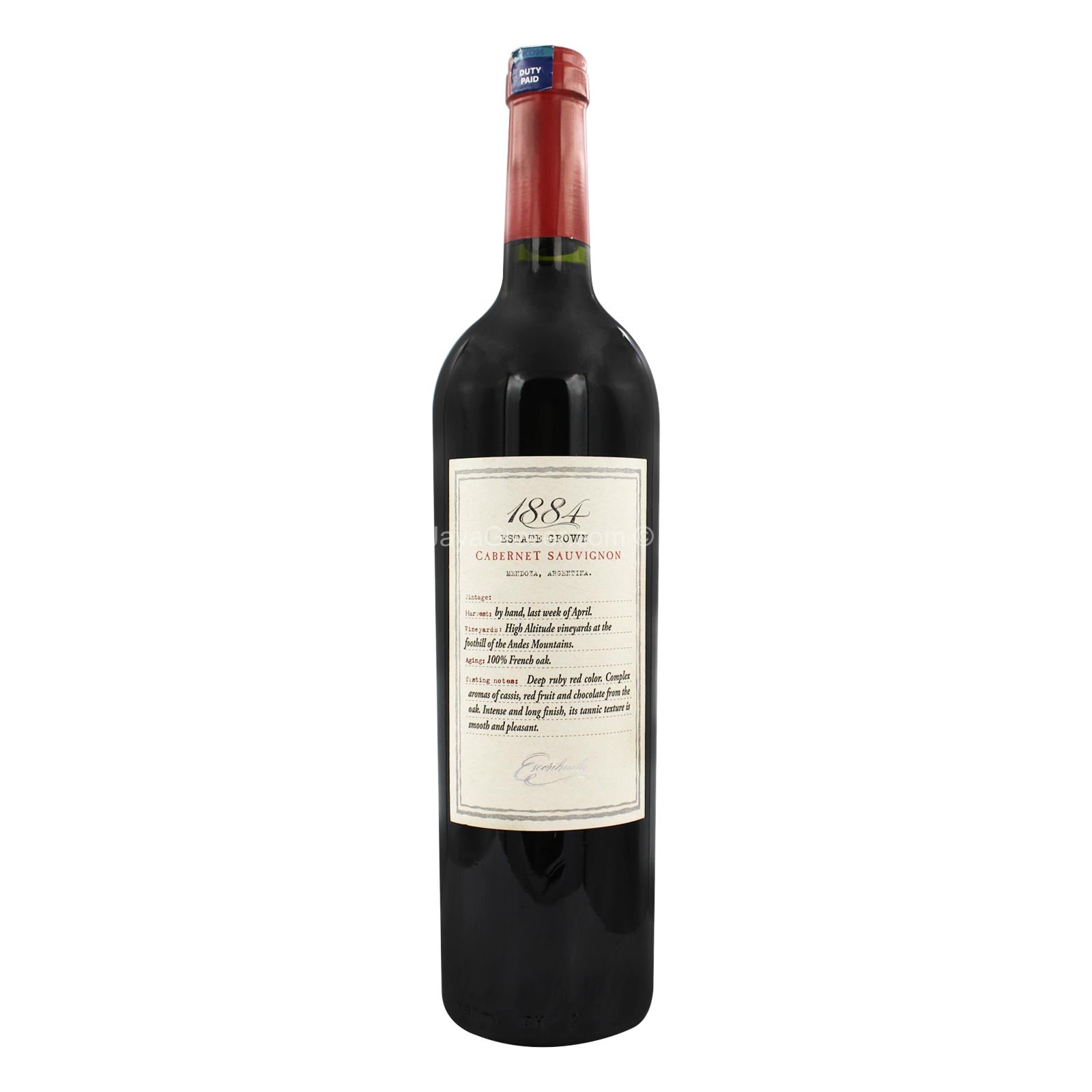 1884 Cabernet Sauvignon Wine 750ml
