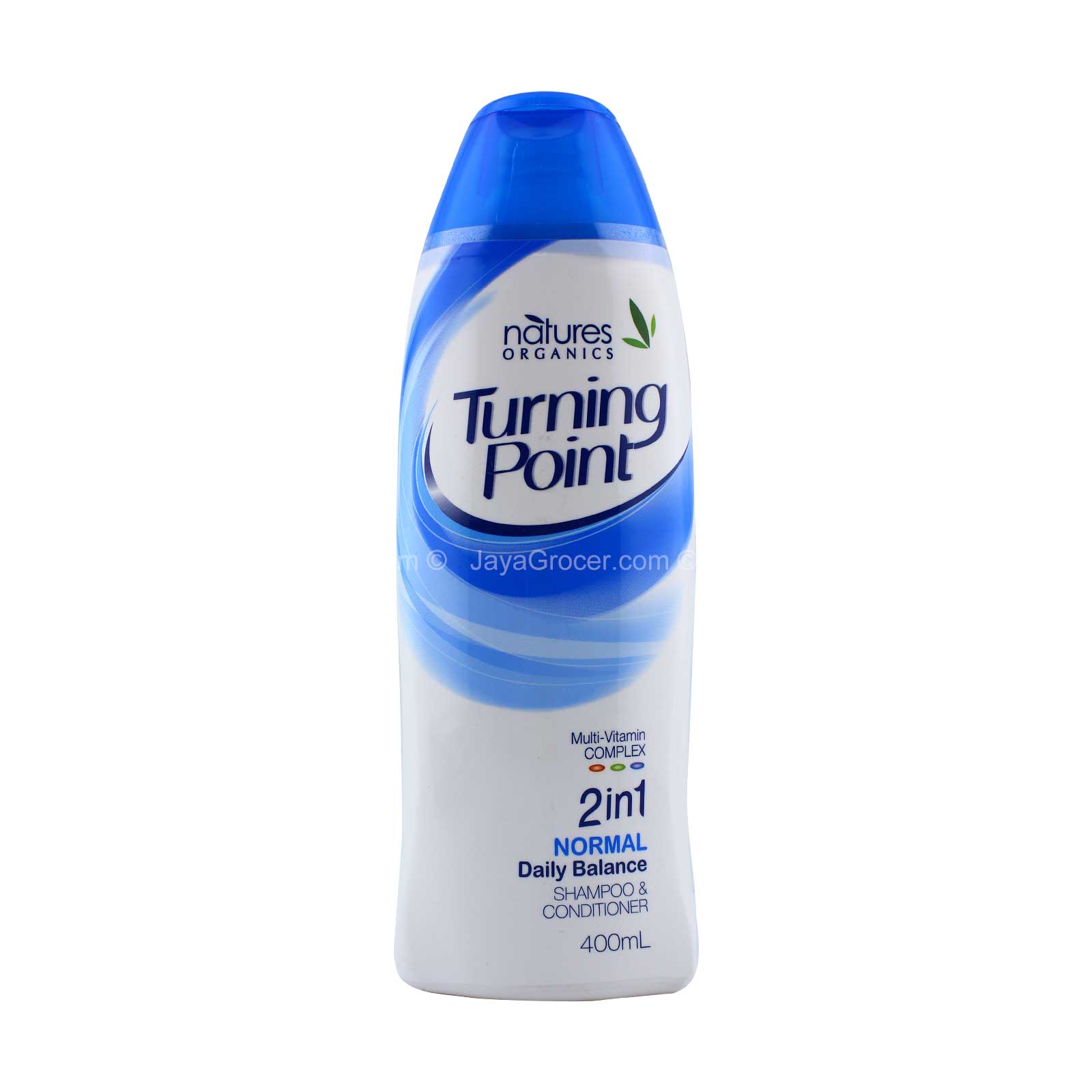 Natures Organics Turning Point 2 in 1 Normal Daily Balance Shampoo and Conditioner 400ml
