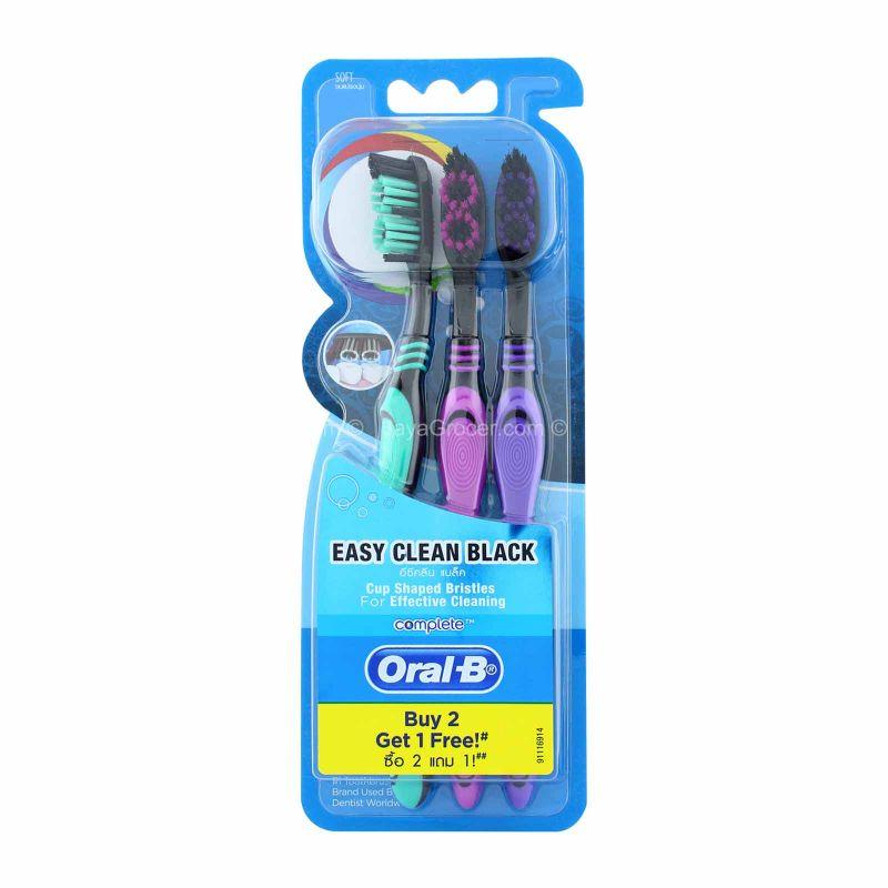 Oral-b complete e/clean blck 3s blister