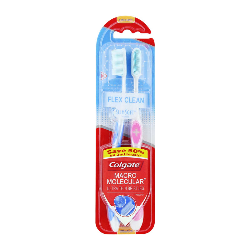 COLGATE S/SOFT FLEX CLEAN T/BRUSH 2PK