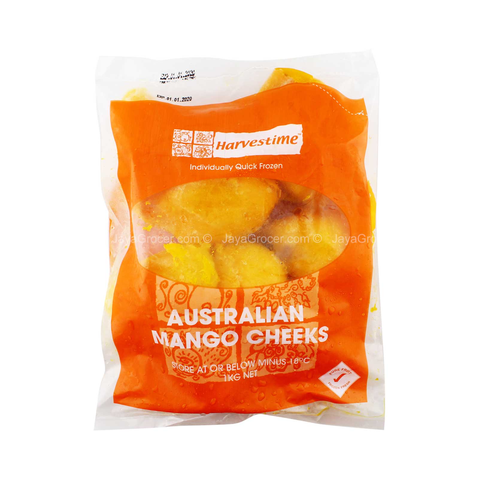 Harvestime Frozen Australian Mango Cheeks 1kg