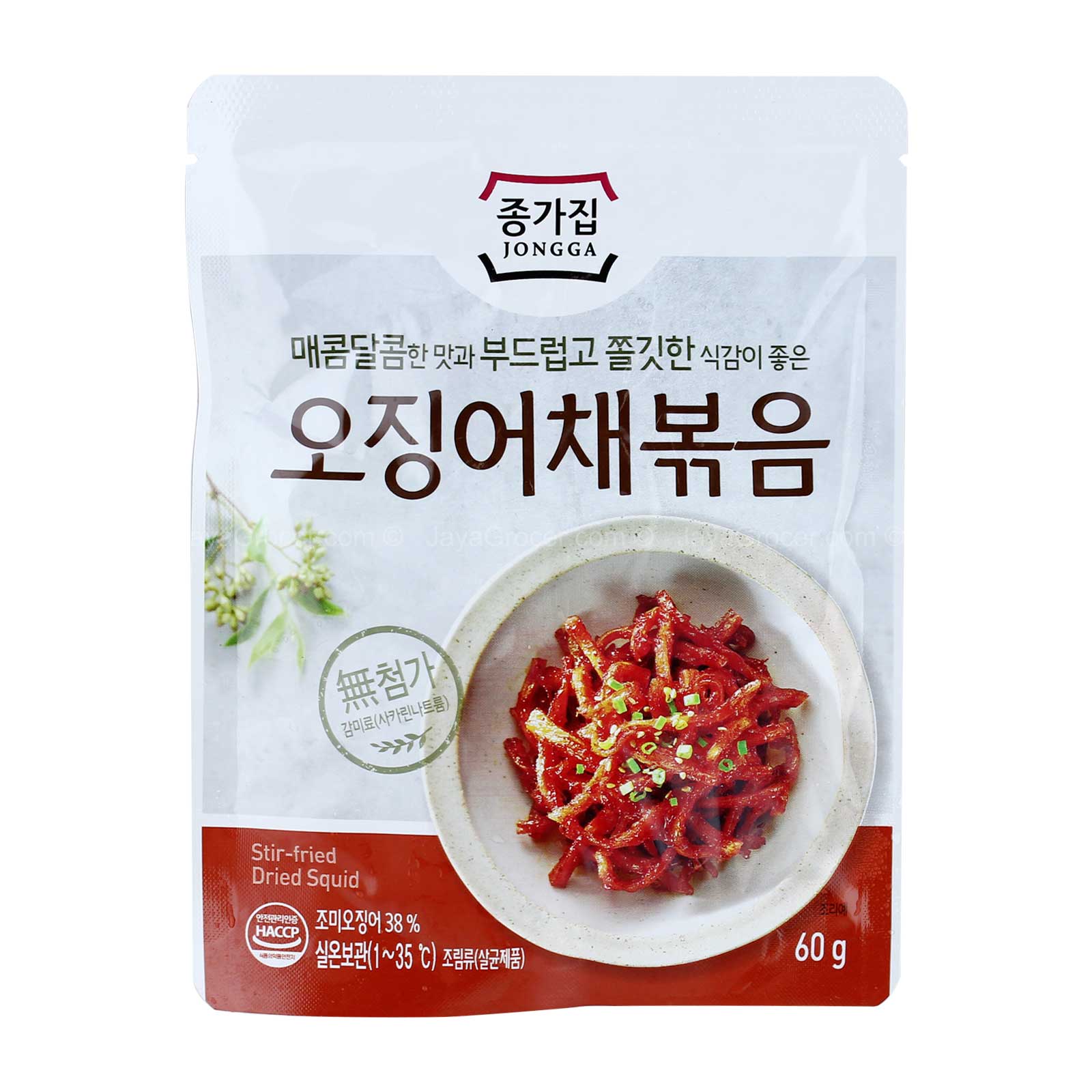 Jongga Stir-Fried Dried Squid 60g