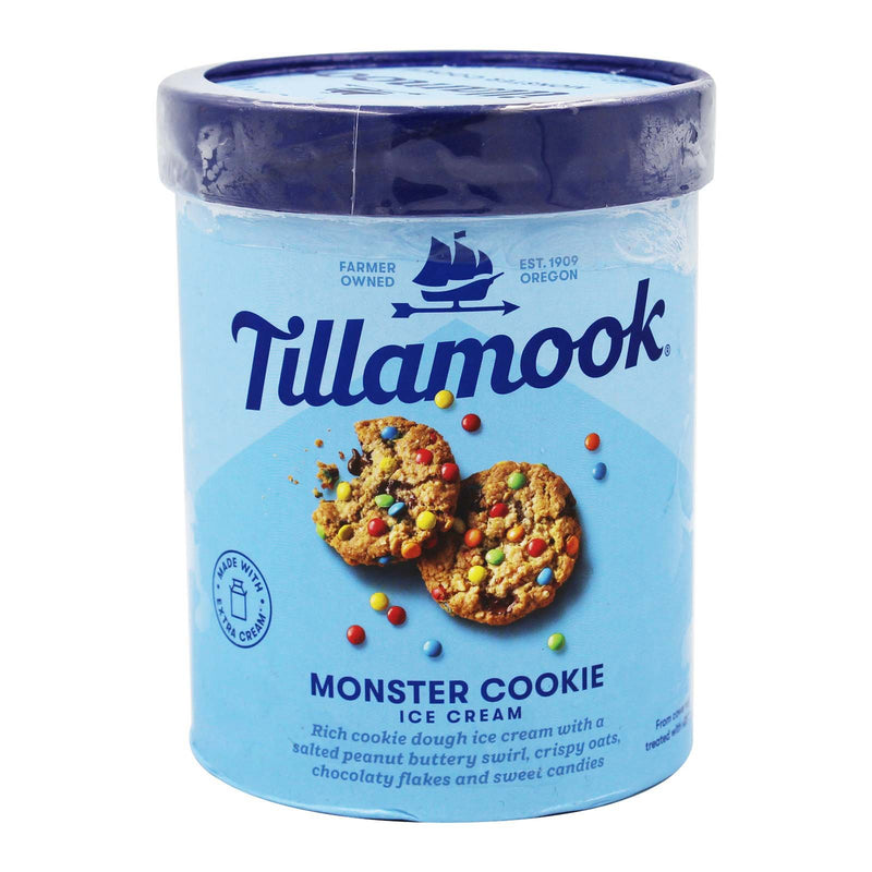 Tillamook Monster Cookie Really Creamy Ice Cream 1.42L
