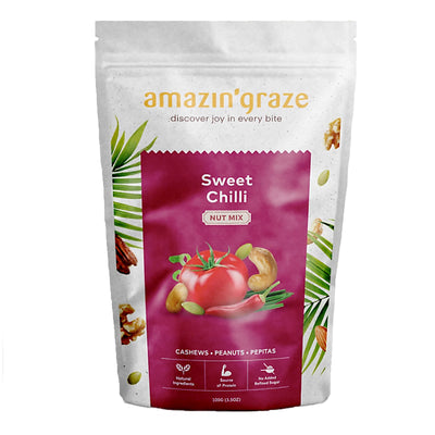 Amazin' Graze Sweet Chilli Nut Mix 100g