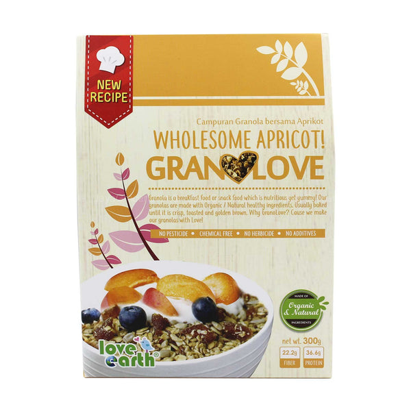 Love Earth Wholesome Apricot Granolove 300g