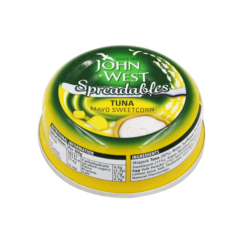 John West Spreadables Tuna Mayo Sweet Corn 80g