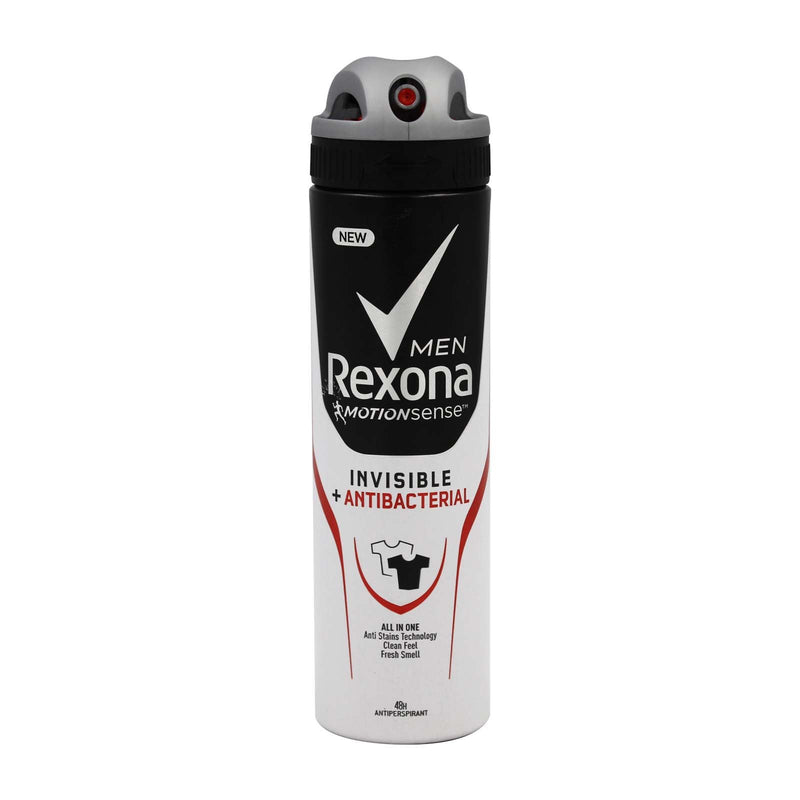 Rexona Men Motionsense Invisible Antibacterial Anti-Perspirant Spray 150ml