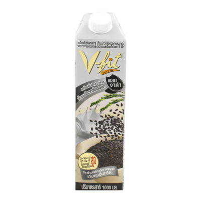 V-Fit Germinated Brown Rice Milk with Black Sesame Cereal Drink 1L