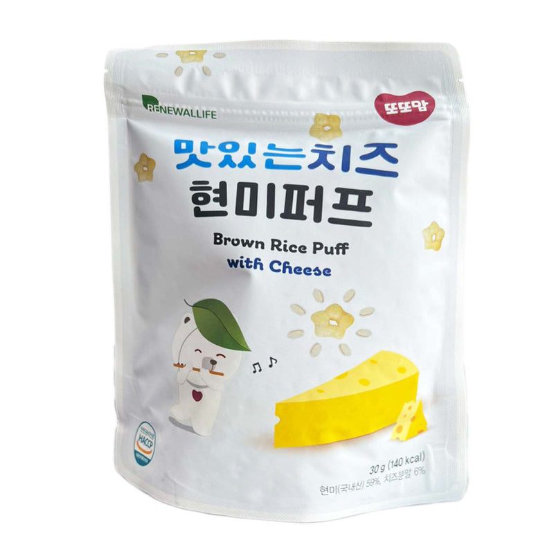 Renewallife Brown Rice Puff With Cheese Baby Snack 20g