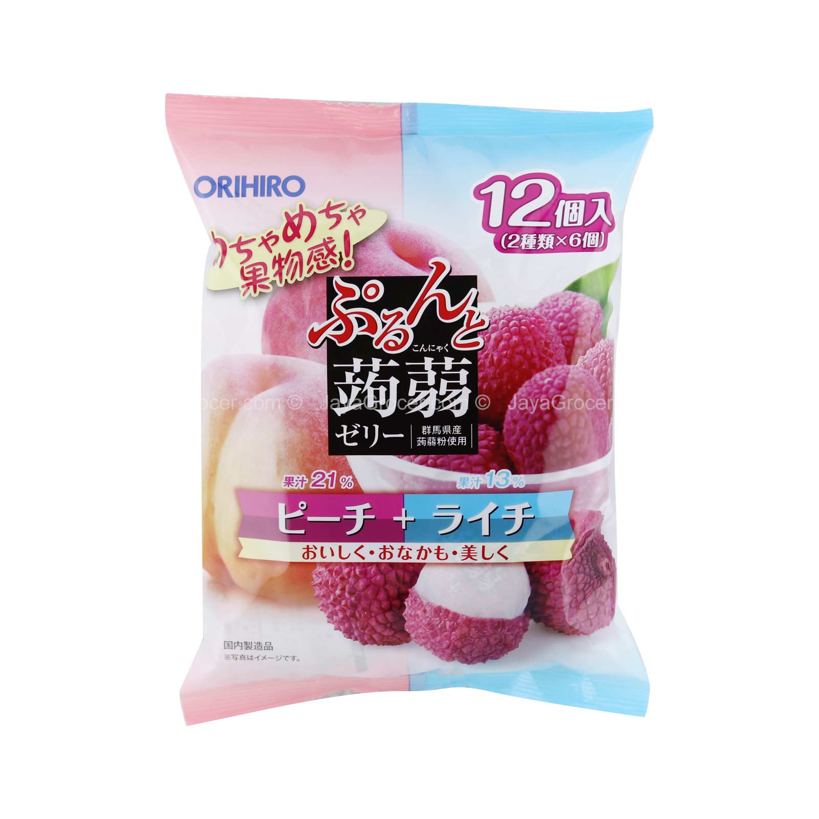 ORIHIRO K/YAKU JELLY P/PEACH &LYCHEE 12P
