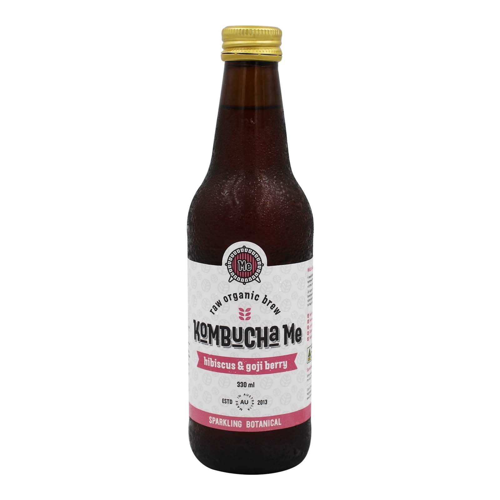 Kombucha Me Hibiscus & Goji Berry Sparkling Botanical 330ml