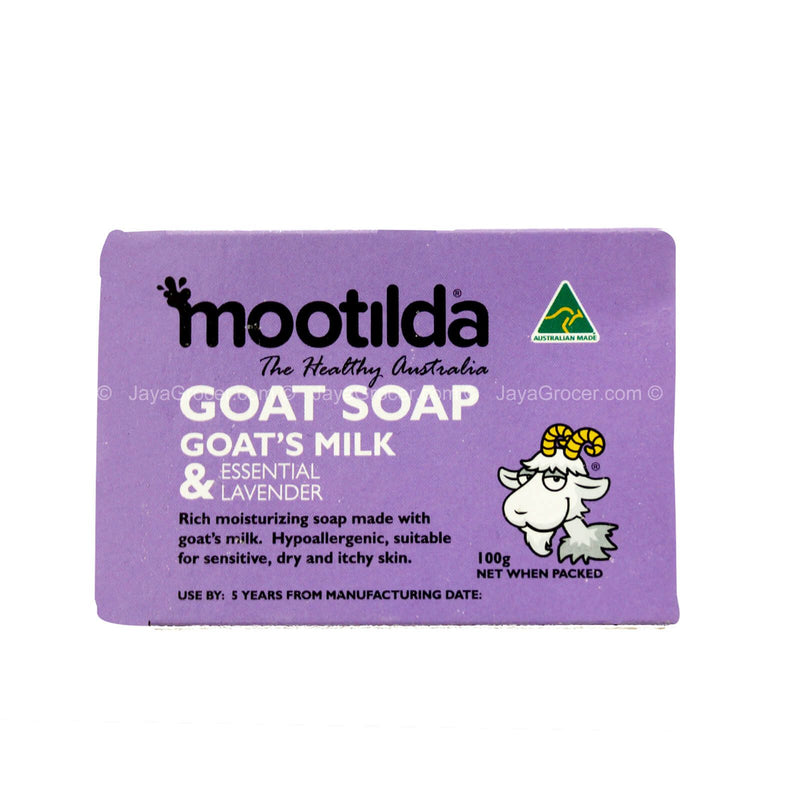 Mootilda's Goat Soap with Goat's Milk and Essential Lavender 100g