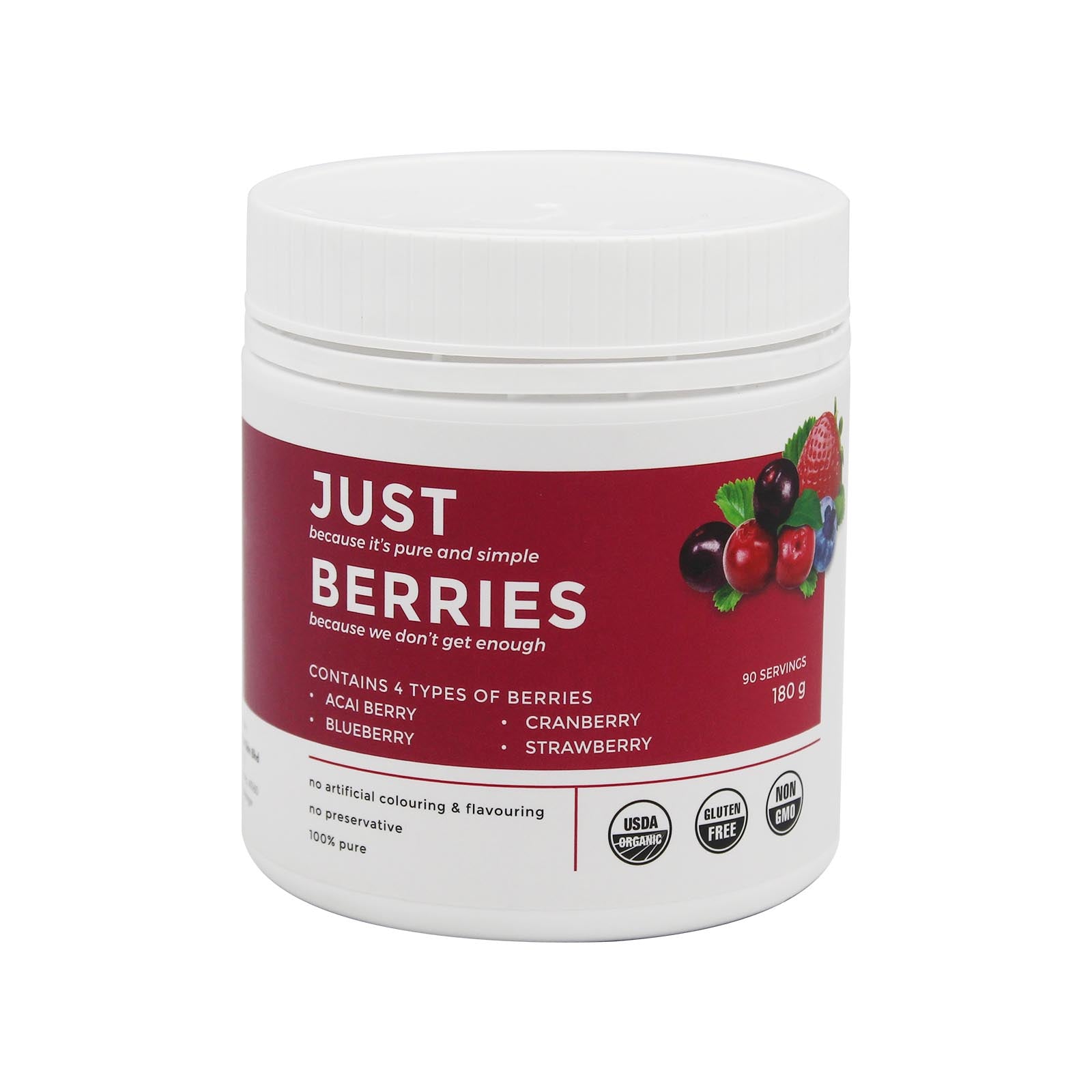 Real Just Berries 180g