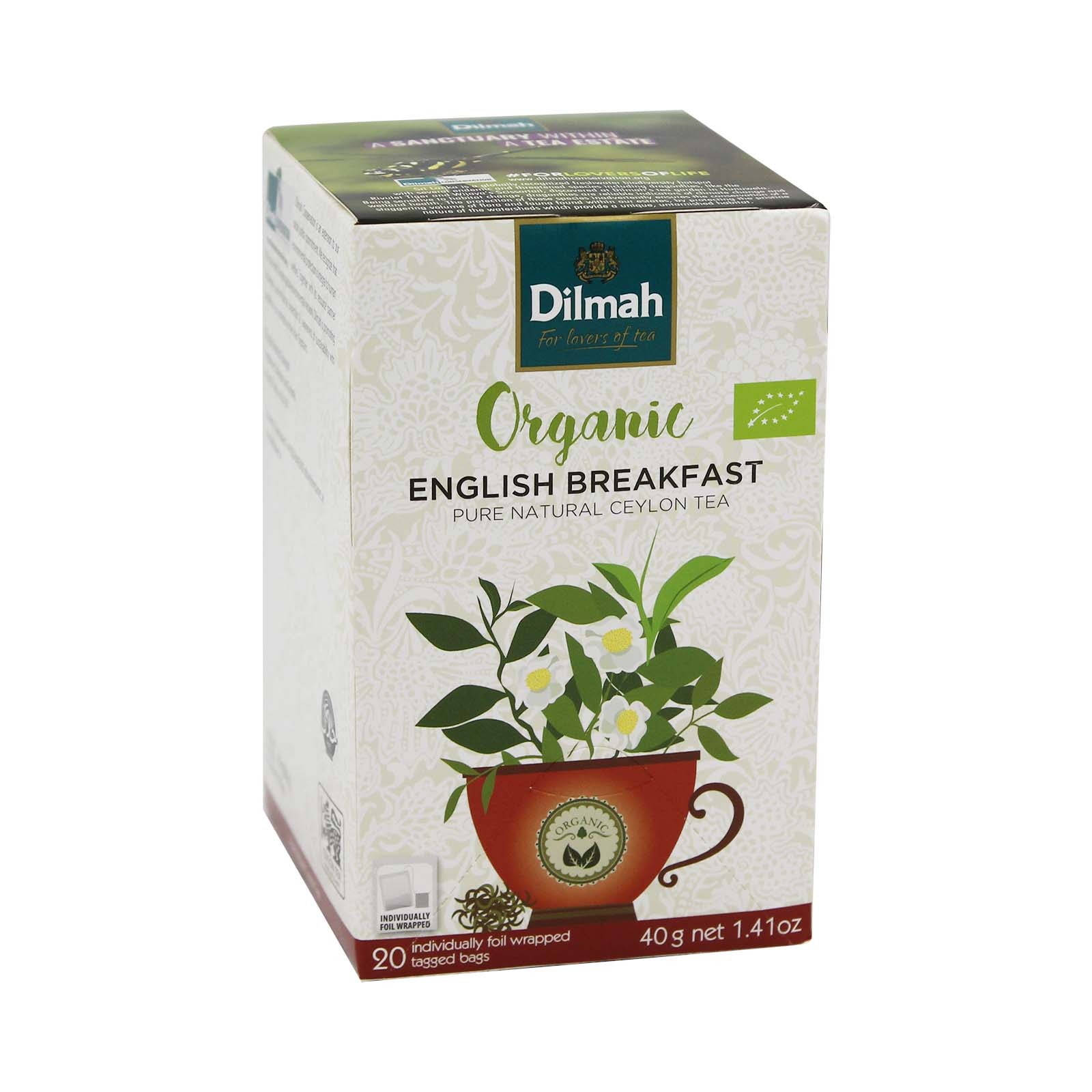 DILMAH ORGANIC ENGLISH BREAKFAST 20SX2G