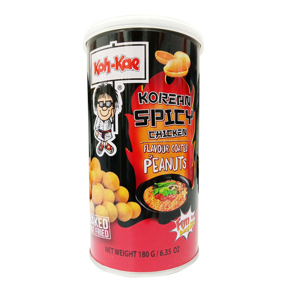 Koh-Kae Korean Spicy Chicken Flavour Coated Peanuts 180g