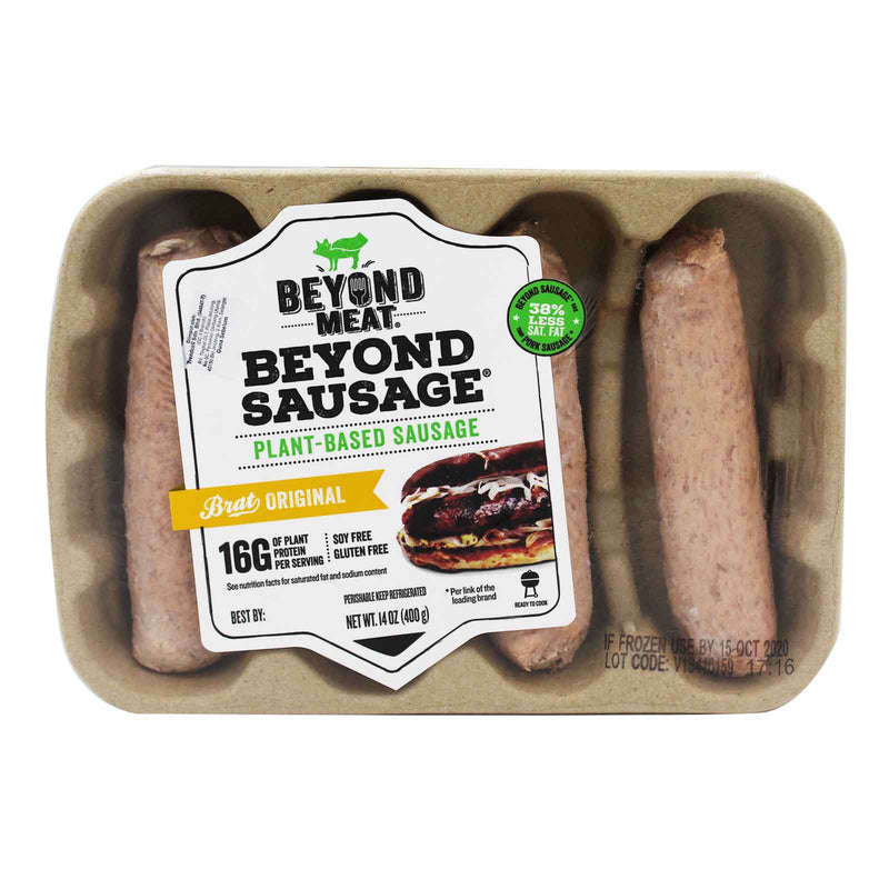 Beyond Meat Beyond Sausage Brat Original Plant Based Sausage 400g