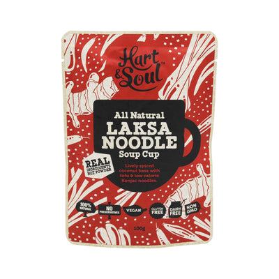 Hart & Soul All Natural Laksa Noodle Soup Cup 100g