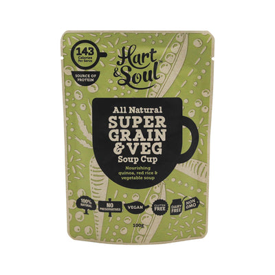 Hart & Soul All Natural Super Grain & Veg Soup Cup 100g